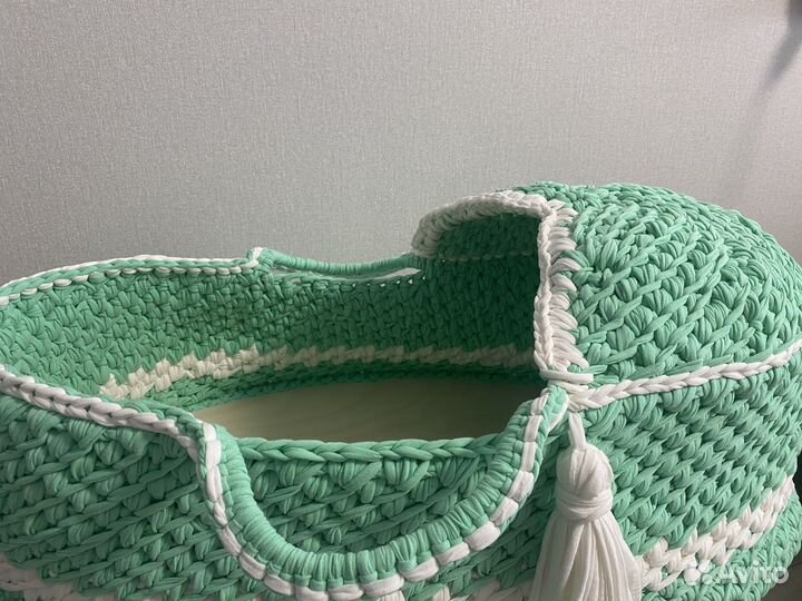 Переносная люлька ручной работы для младенца