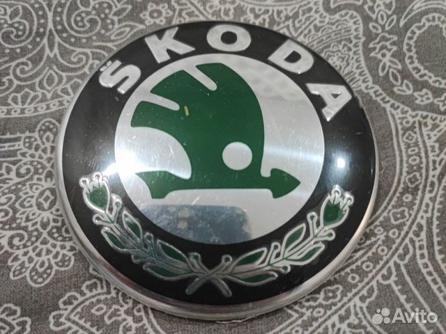 Эмблема Skoda 80мм