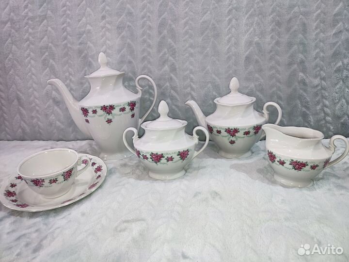 Чайный Сервиз СССР (Рижский фарфоровый завод)