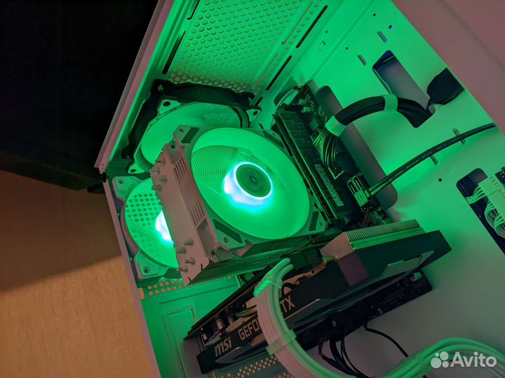 Белый игровой пк RTX 2060 super/i7/16Gb/argb