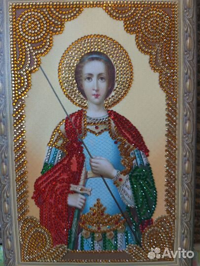 Икона из алмазной мозаики