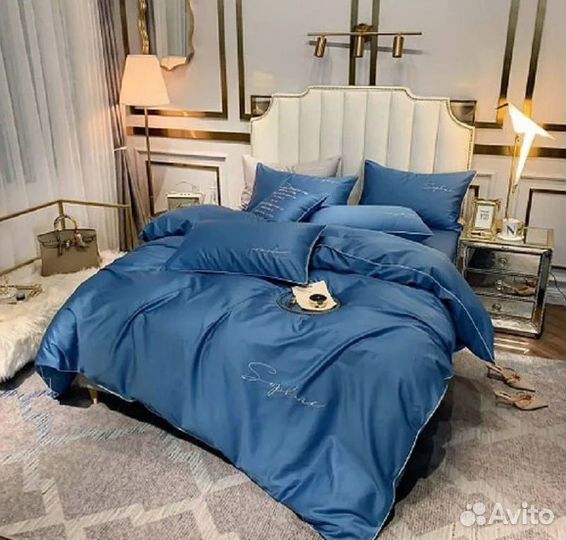 Комплект постельного белья с простыней на резинке