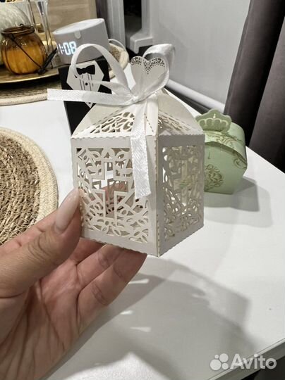 Бонбоньерка подарок гостям свадьба крещение