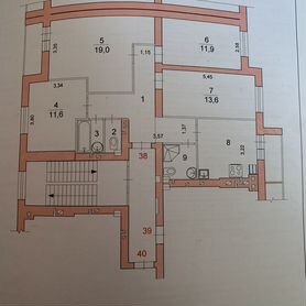 4-к. квартира, 87 м², 5/6 эт.