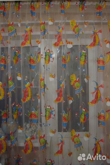 Тюль органза для детской комнаты