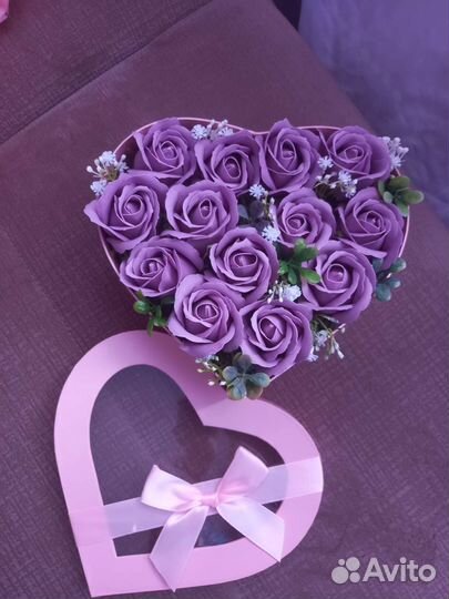 Букет цветов из мыла