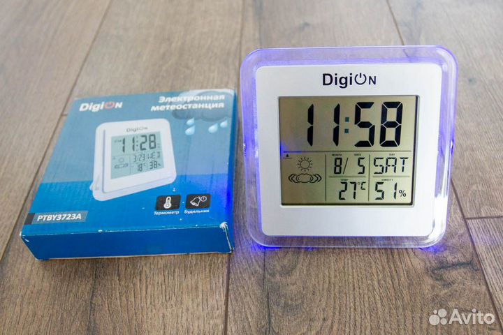 Часы-метеостанция Digion