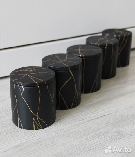 Гипсовые стаканы с крышкой. 200 мл