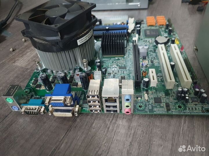 Материнки с процессором и куллером