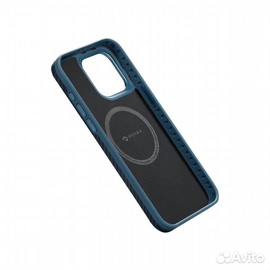 Чехол Pitaka MagEZ iPhone 15 pro Black - Blue