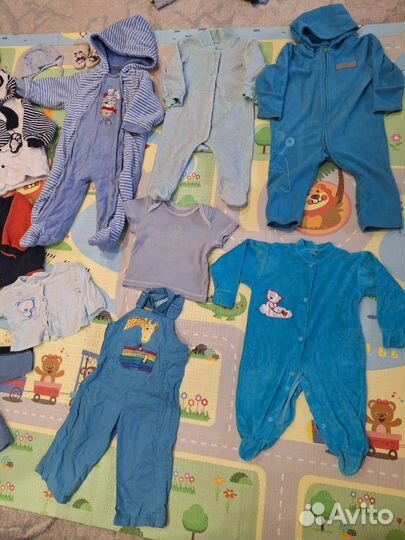 Детские вещи пакетом на мальчика 56-68