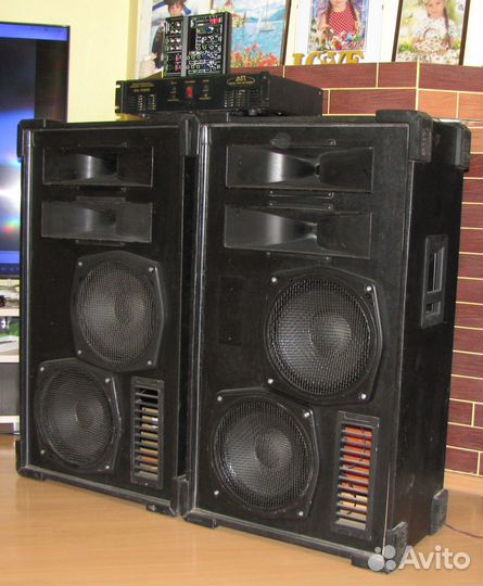 Колонки VFA-Pro 2082W F12L76 Усилитель Микшер DSP