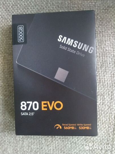 Ssd диск samsung 870 evo 500gb