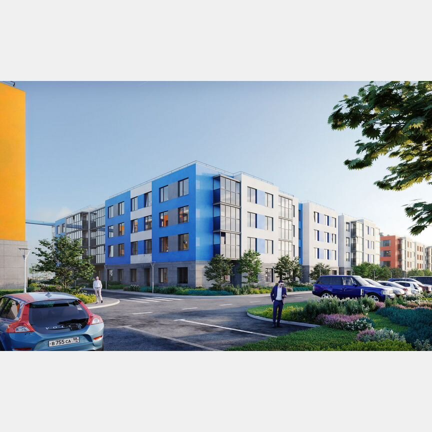 1-к. квартира, 42,1 м², 3/4 эт.