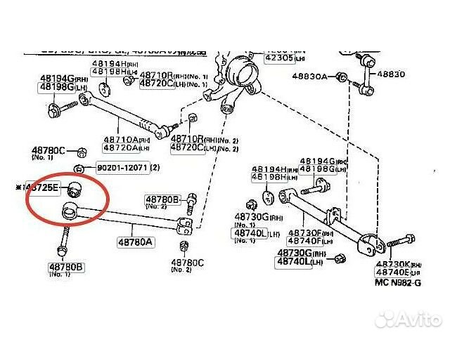 Сайлентблок Cresta Mark 2 Crown Chaser
