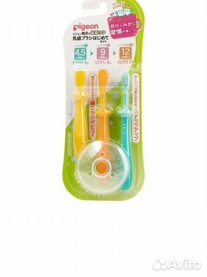 Зубные щётки пиджеон + ложки для первого прикорма