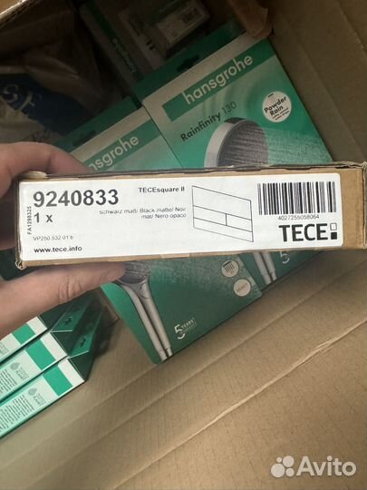 Tecesquare II панель смыва черная мат 9240833