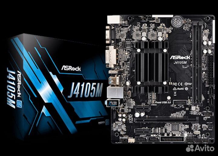Материнская плата ASRock J4105M