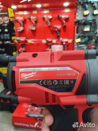 Акк. гайковерт Milwaukee M18 fhiwf12-502X(1356нм)