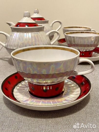 Минский фарфоровый завод сервиз чайный