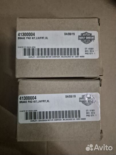 Колодки Sportster Harley-Davidson