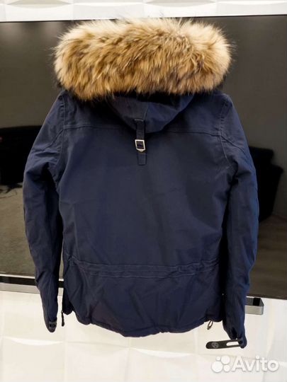 Анорак Napapijri Skidoo Blue Marine with fur