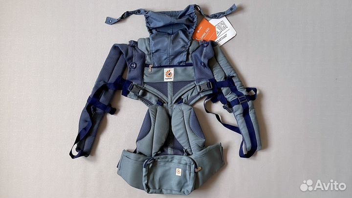 Эргорюкзак Ergobaby - Omni 360 с сеточкой - Blue