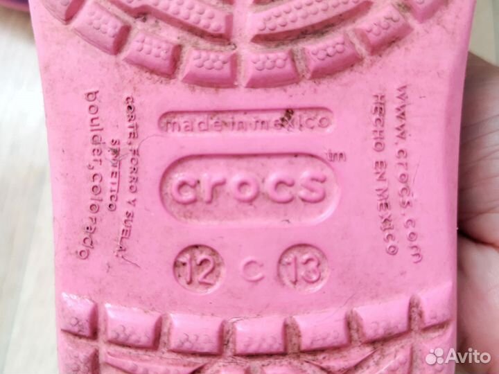 Crocs сабо для девочки р. 29-30