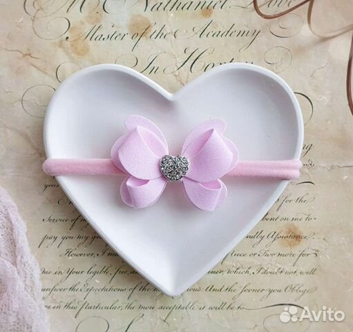 Повязки бантики для малышек