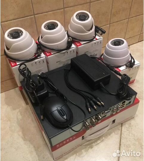 Видеокамеры Видеонаблюдения. Комплекты камер. Wifi