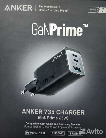 Зарядное устройство Anker GaNPrime 735 65w