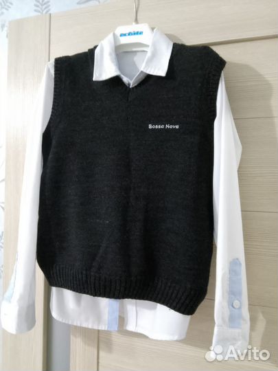 Жилетка для мальчика в школу