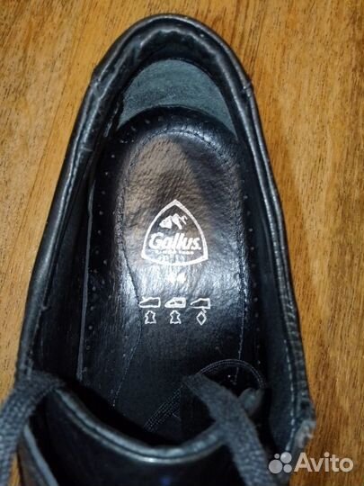 Австрийские кожаные классические ботинки Gallus 45