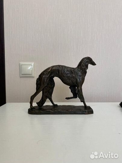 Собака Борзая Ск. Малушина 1973г СССР редкая