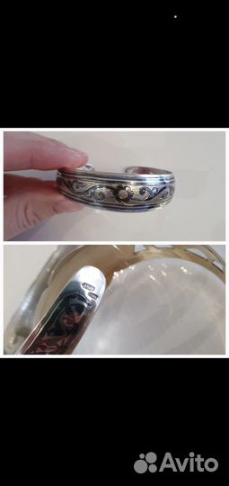 Серебряные браслеты Кубачи ДССР (со звездой)