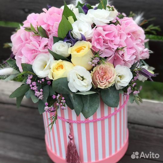 Корзина цветов Ромашки для мамы