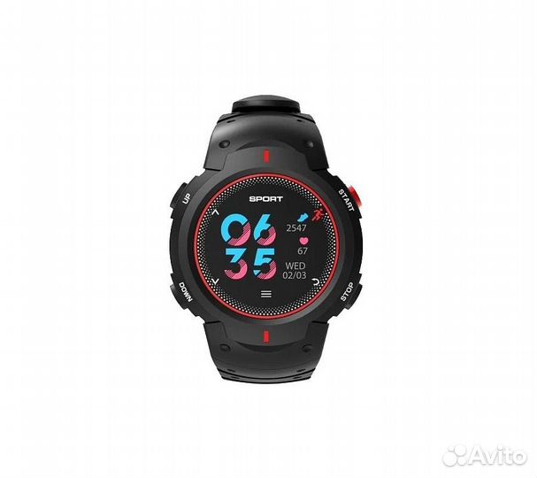 Умные часы NO.1 F13 черно-красные