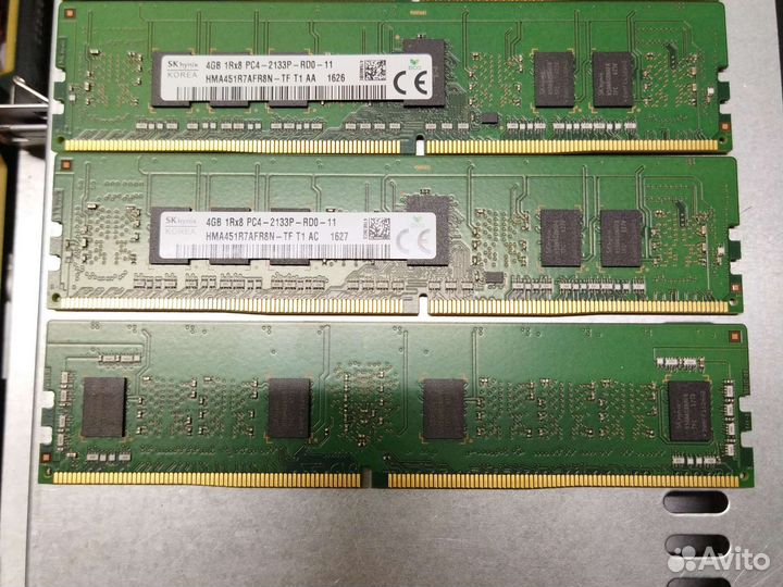 Оперативка DDR4 4gb ECC Reg для серверов и станций