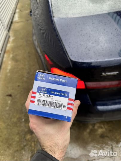 Колодки тормозные передние Hyundai Solaris 1