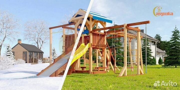 Детский игровой комплекс Савушка 4 Сезона 10