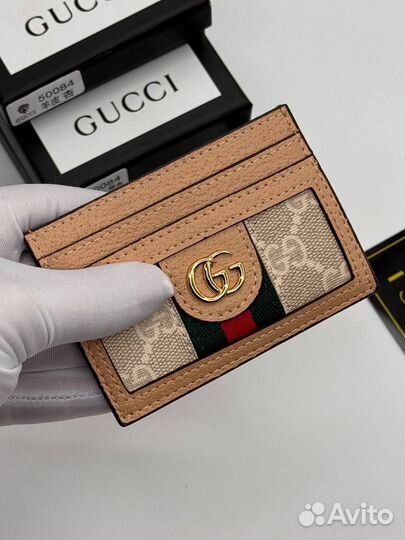 Картхолдер Gucci натуральная кожа