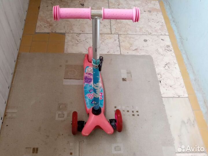 Самокат детский трехколесный бу