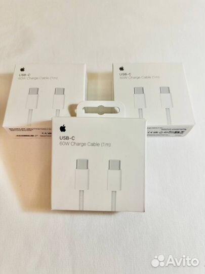 Кабель зарядки для Айфона 15 USB-C 1m 60w