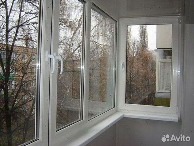 Пластиковый балкон под ключ