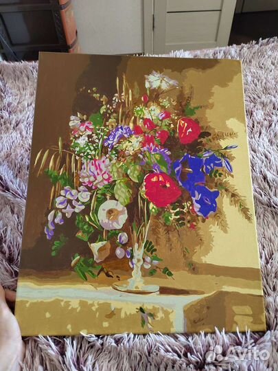 Картина по номерам готовая