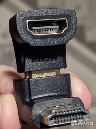 Переходник hdmi 2.0, угол 90 градусов Vention