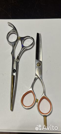 Ножницы парикмахерские прямые филировочные