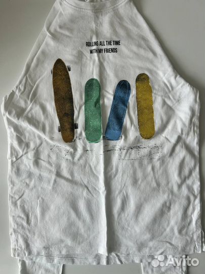 Лонгслив на мальчика 128 см Mango Kids