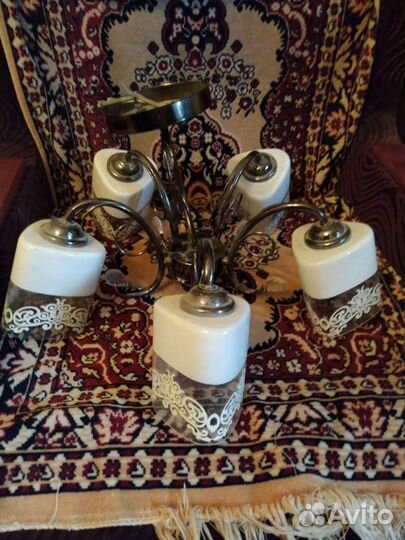 Люстра 5 плфонов