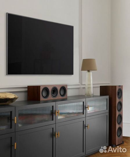 Акустика центрального канала KEF Q250C walnut (SP4